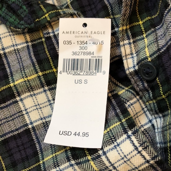 American Eagle Outfitters Flannel NWT - Picture 3 of 4